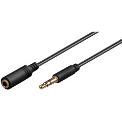 MicroConnect Headphone & AUX Cable, 5m