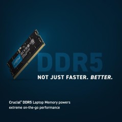 Crucial DDR5 16GB 5600MHz CL46 Ikke-ECC SO-DIMM 262-PIN