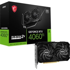 MSI GeForce RTX 4060 Ti VENTUS 2X BLACK 16G OC 16GB