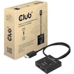 Club 3D CSV-1384 HDMI Switch 2 Porte