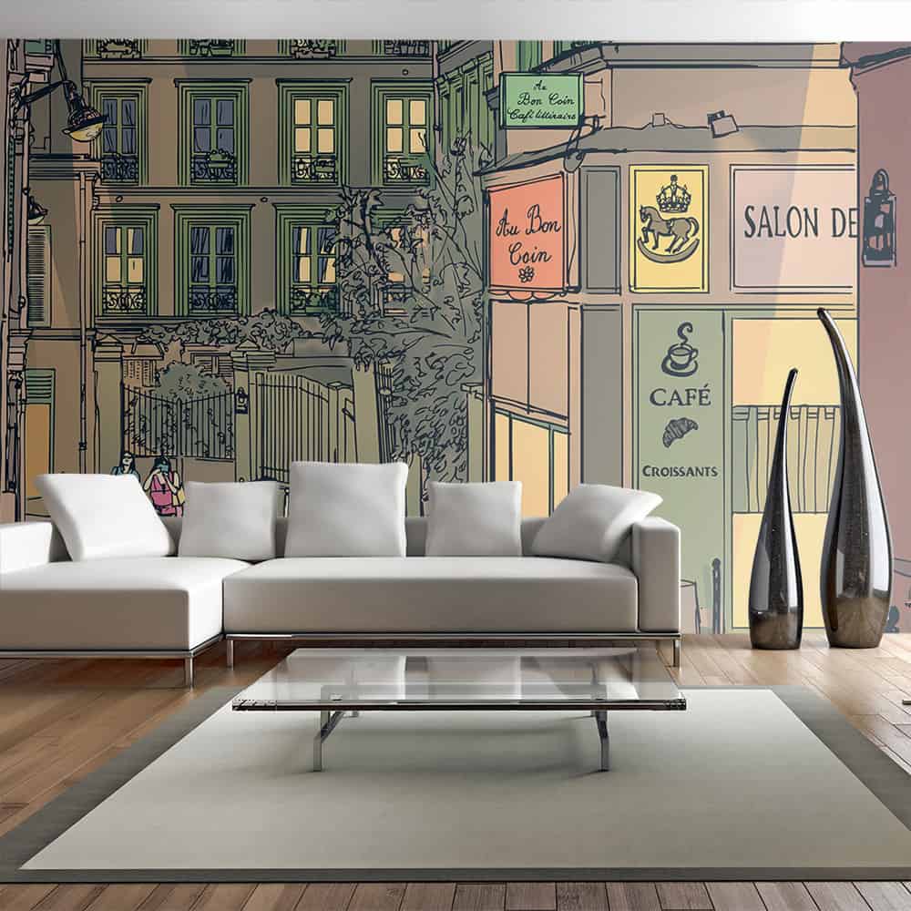 Fototapet Morgenmad i Paris