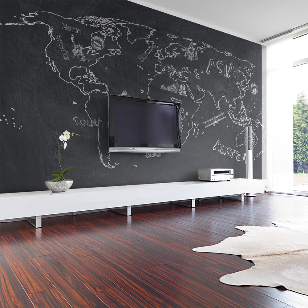 Fototapet Lille rejse. Stor rejse (engelsk)