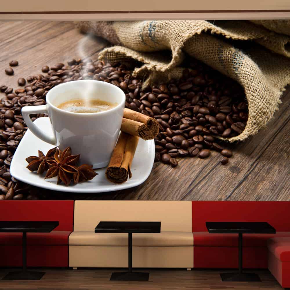 Fototapet Star anise coffee