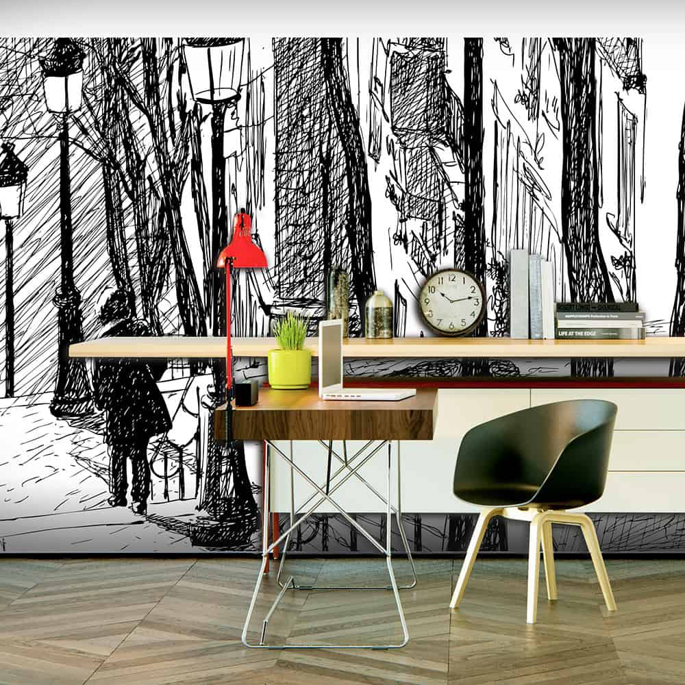 Fototapet Stairs - Montmartre (ekstra stor)