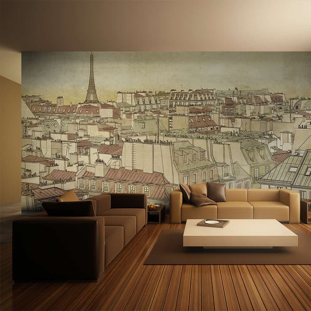 Fototapet Farvel Paris! (ekstra stor)