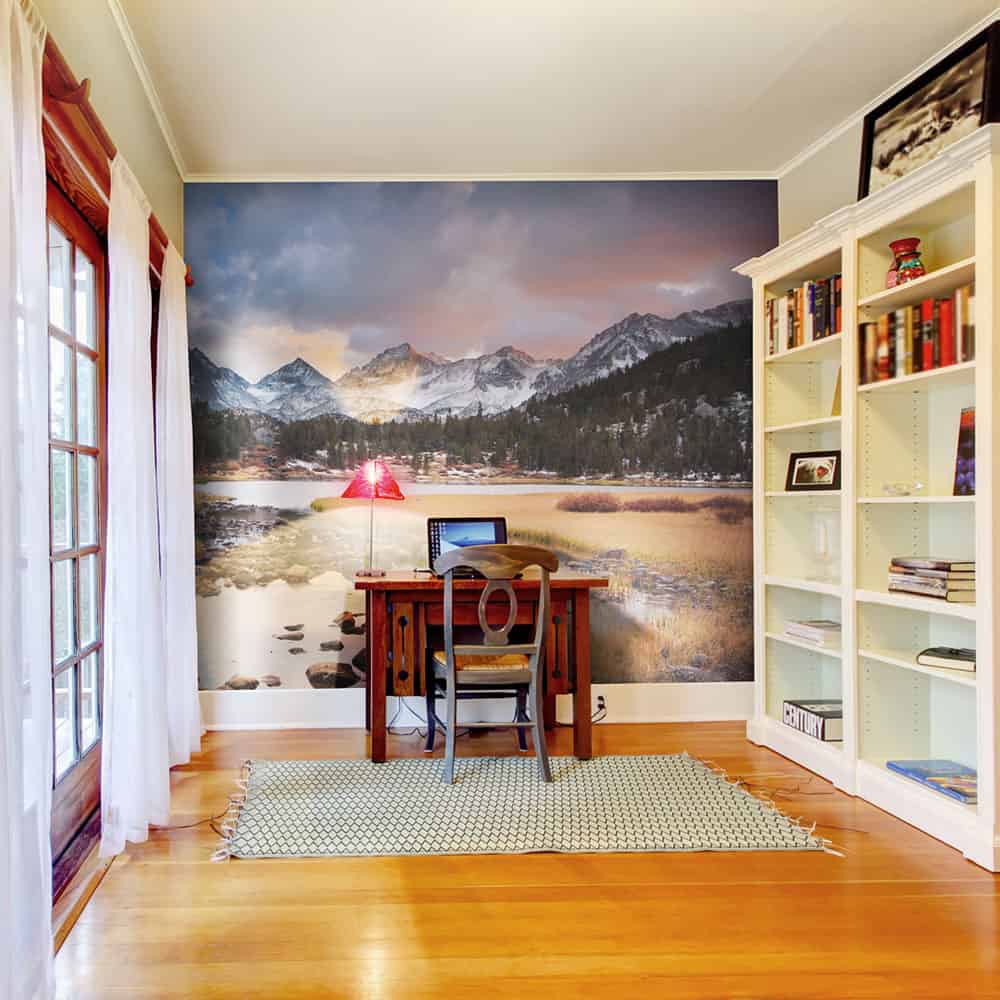 Fototapet Flot bjerglandskab