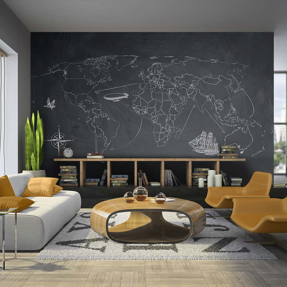 Fototapet Lille rejse. Stor rejse