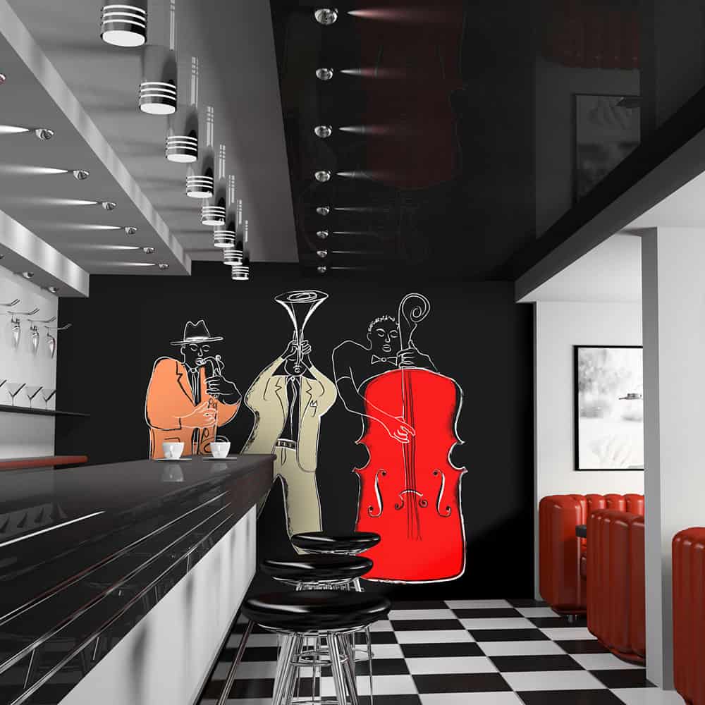 Fototapet musical instruments (jazz)