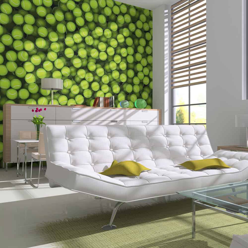 Fototapet Tennisbolde - baggrund