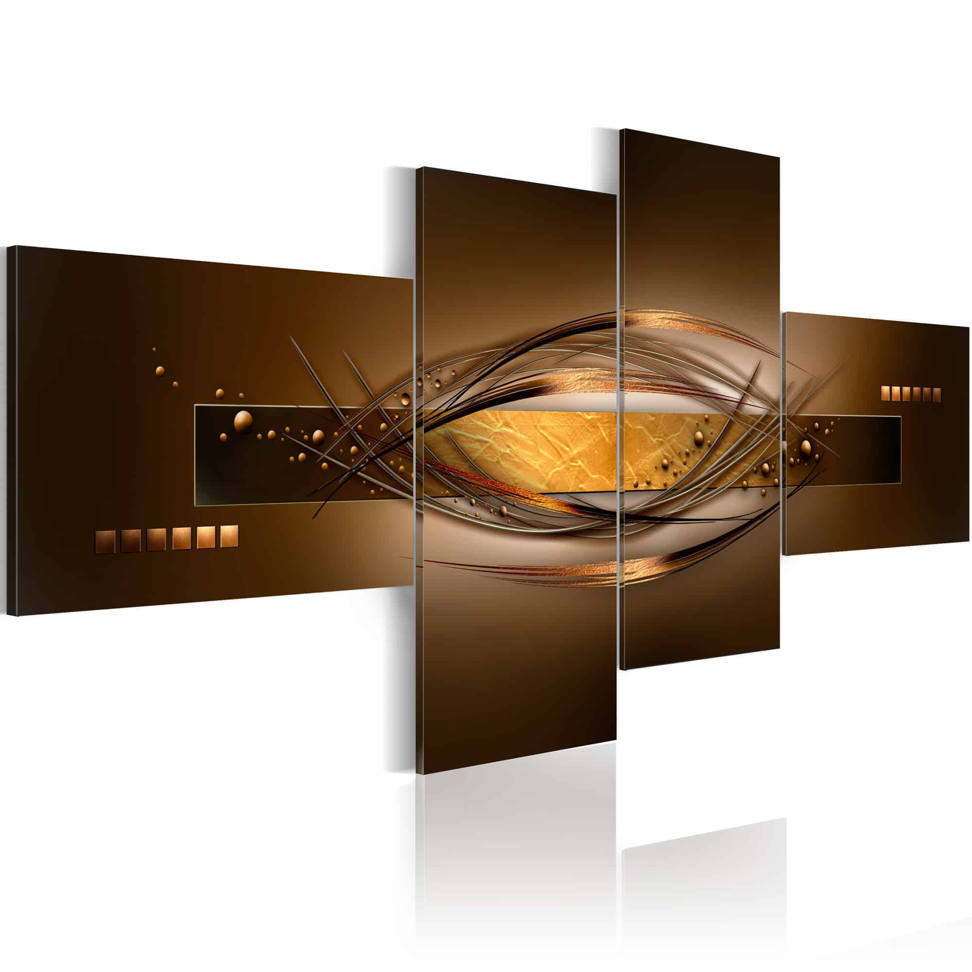 Lærredstryk Fire is in the eye