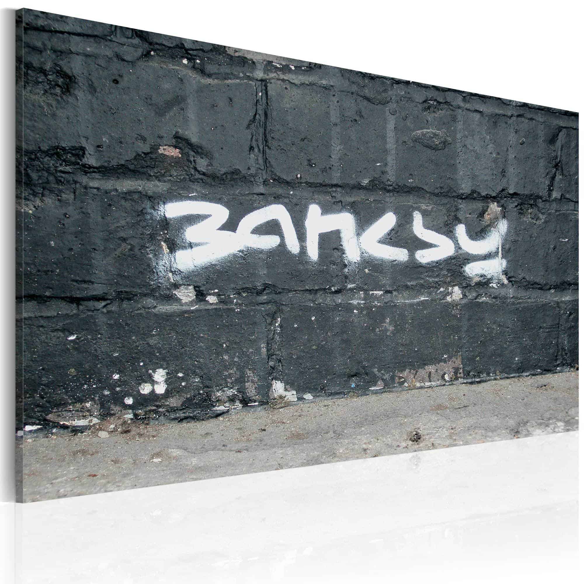 Lærredstryk Banksy: signature