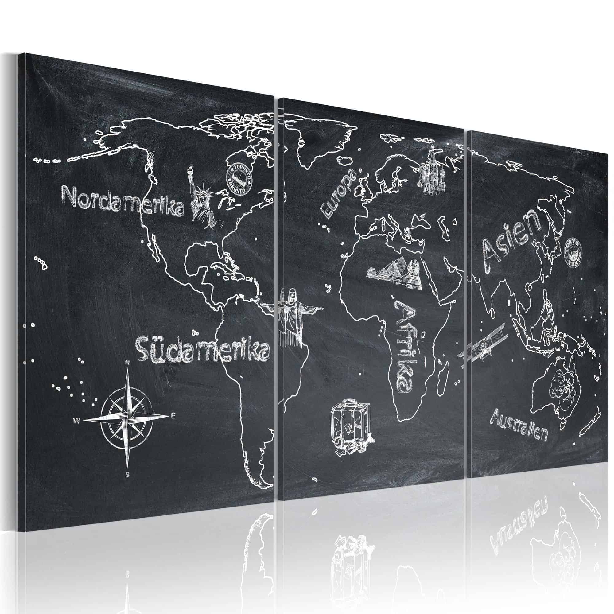 Lærredstryk Nysgerrig rejsende (Tyskland)