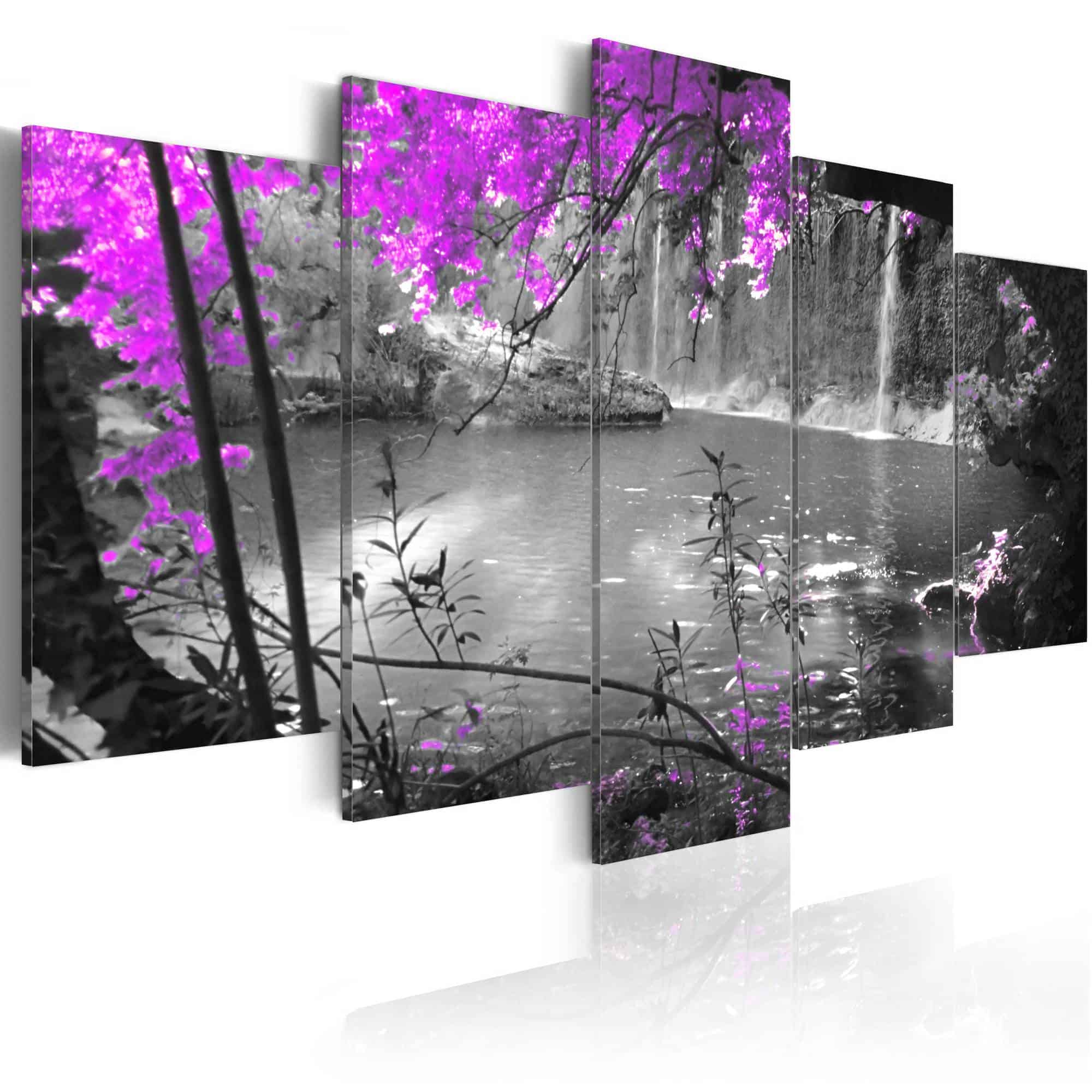 Lærredstryk Forgotten lake