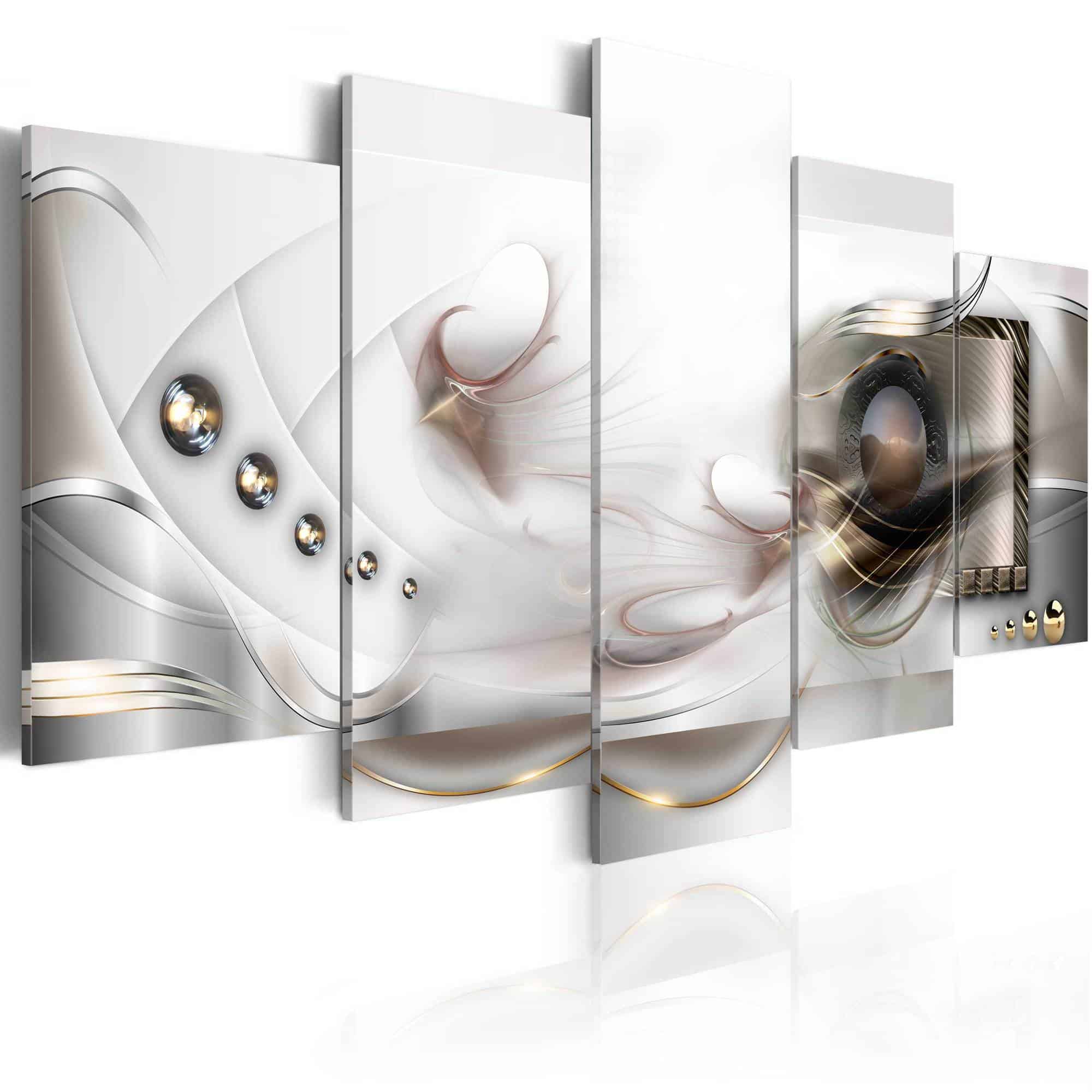 Lærredstryk Pearly mist