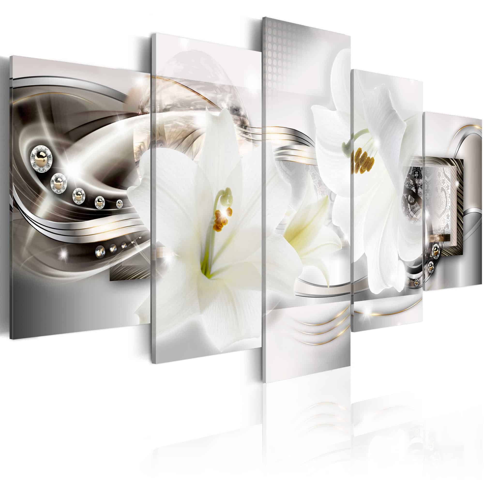 Lærredstryk Lily fragrance