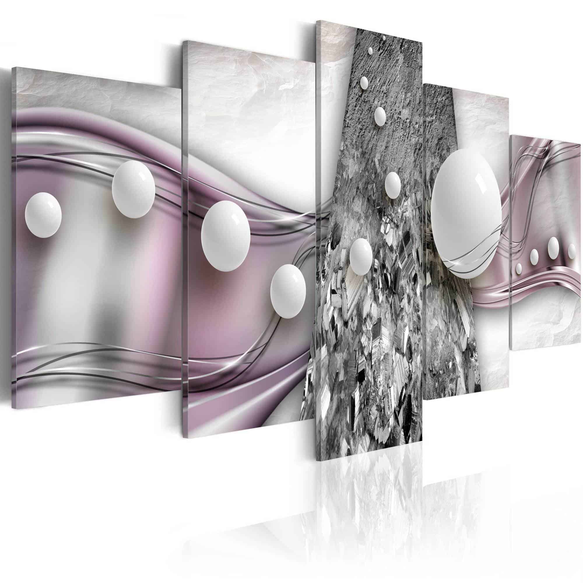 Lærredstryk Heather ribbon