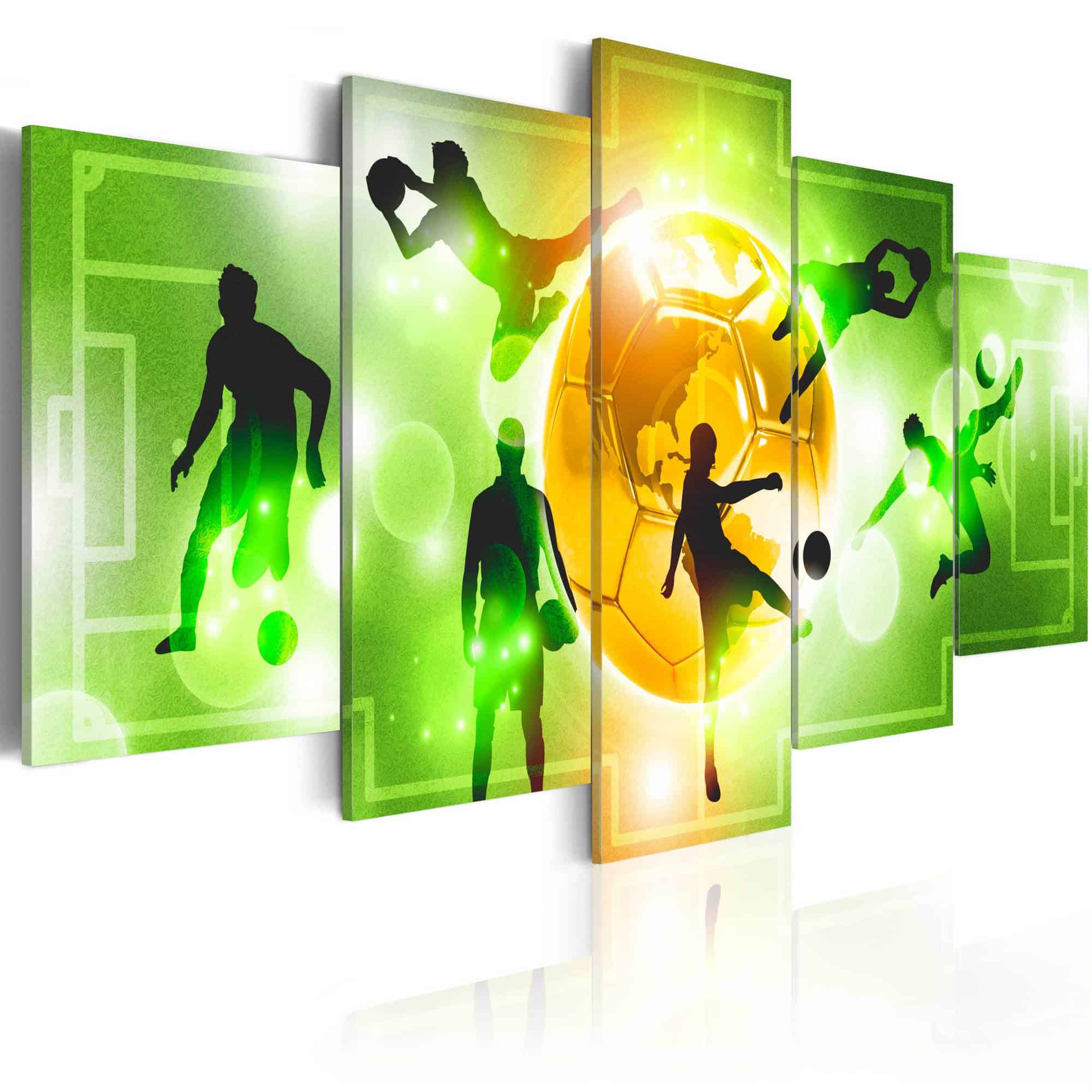 Lærredstryk I Love Soccer