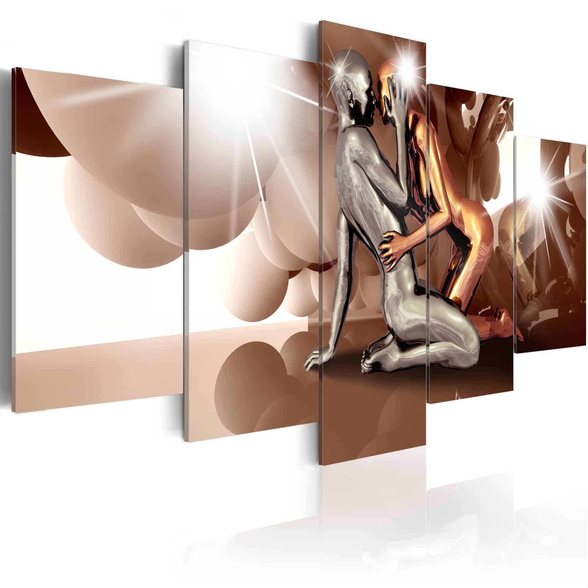 Lærredstryk Moon Lovers