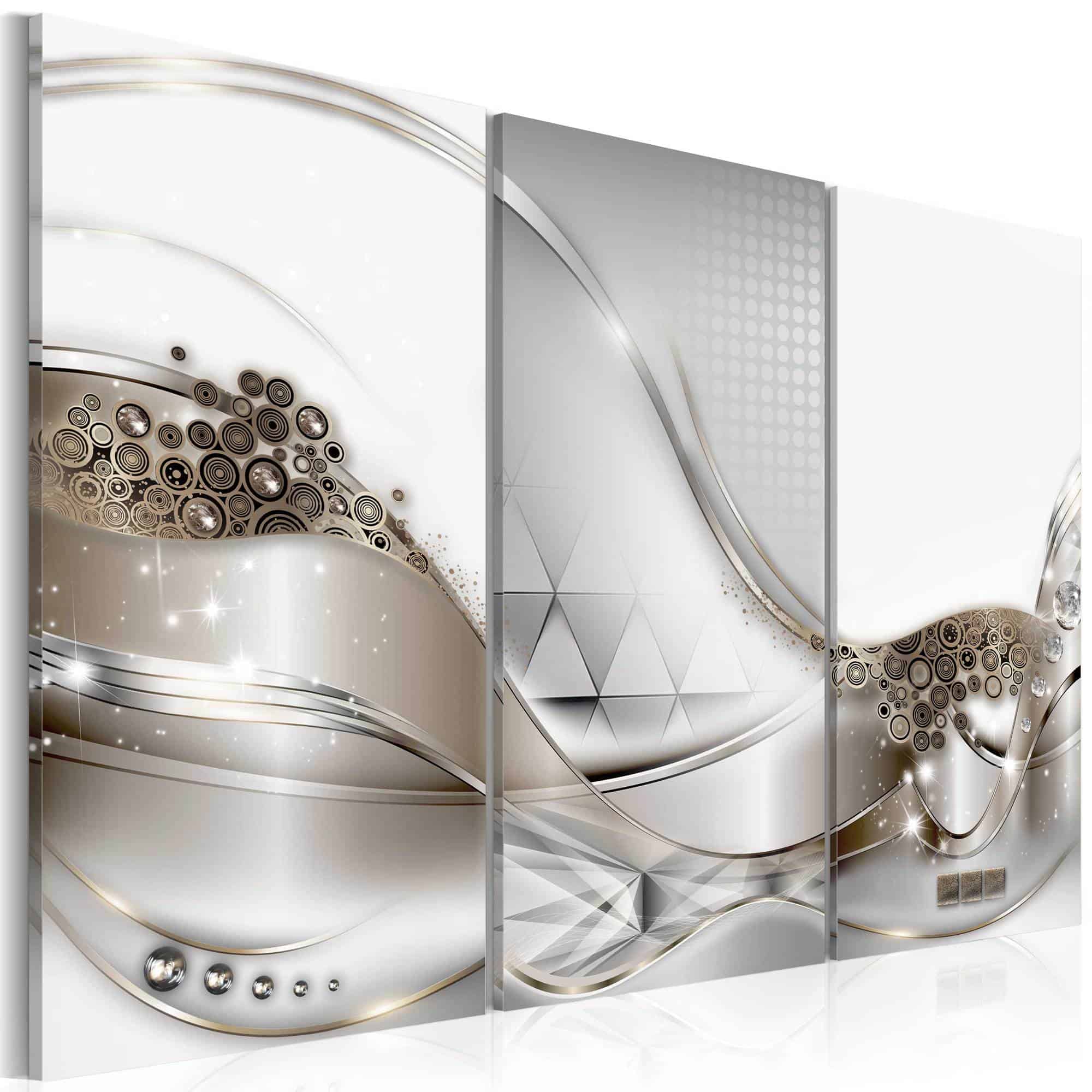 Lærredstryk Mathematical Wave