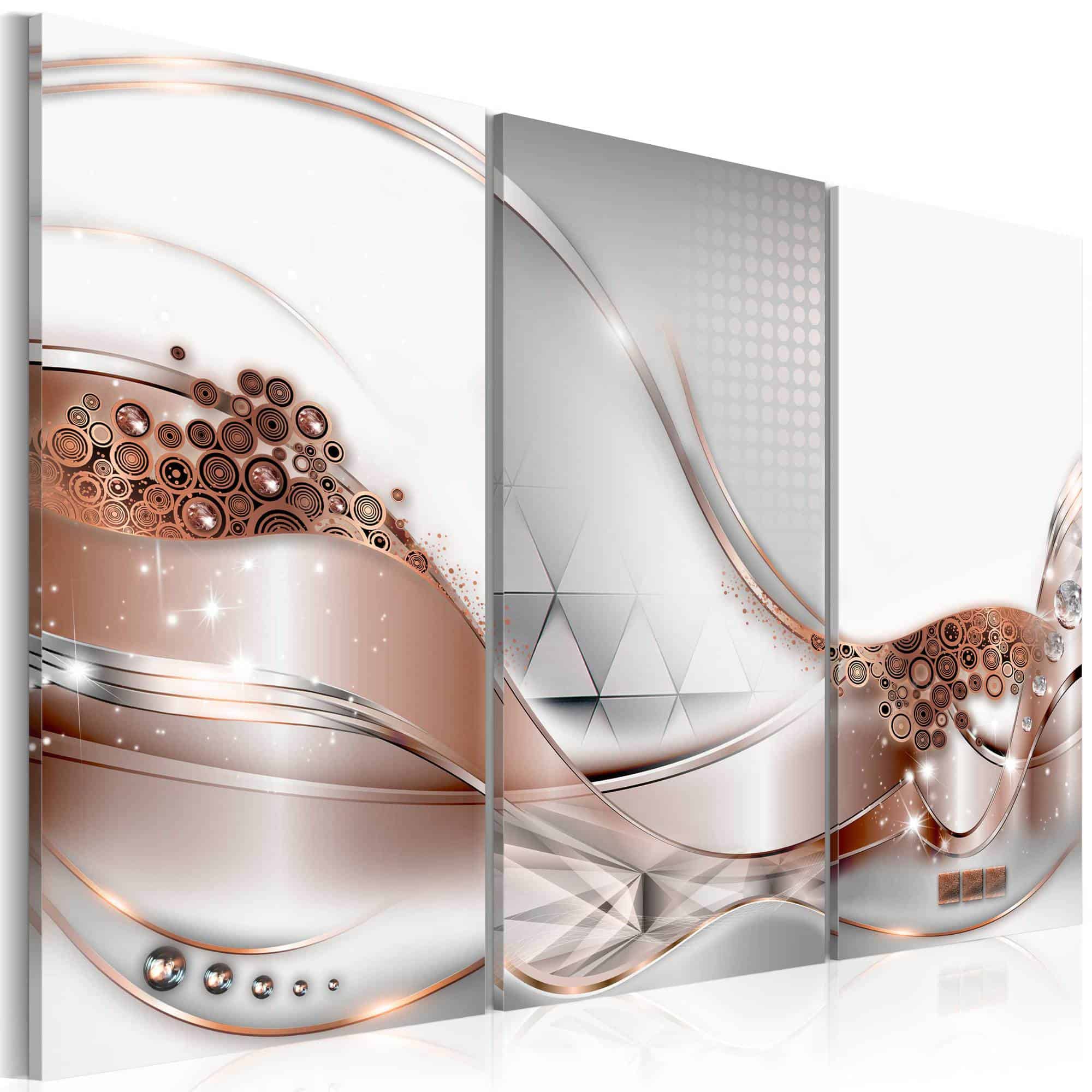 Lærredstryk Mechanical River