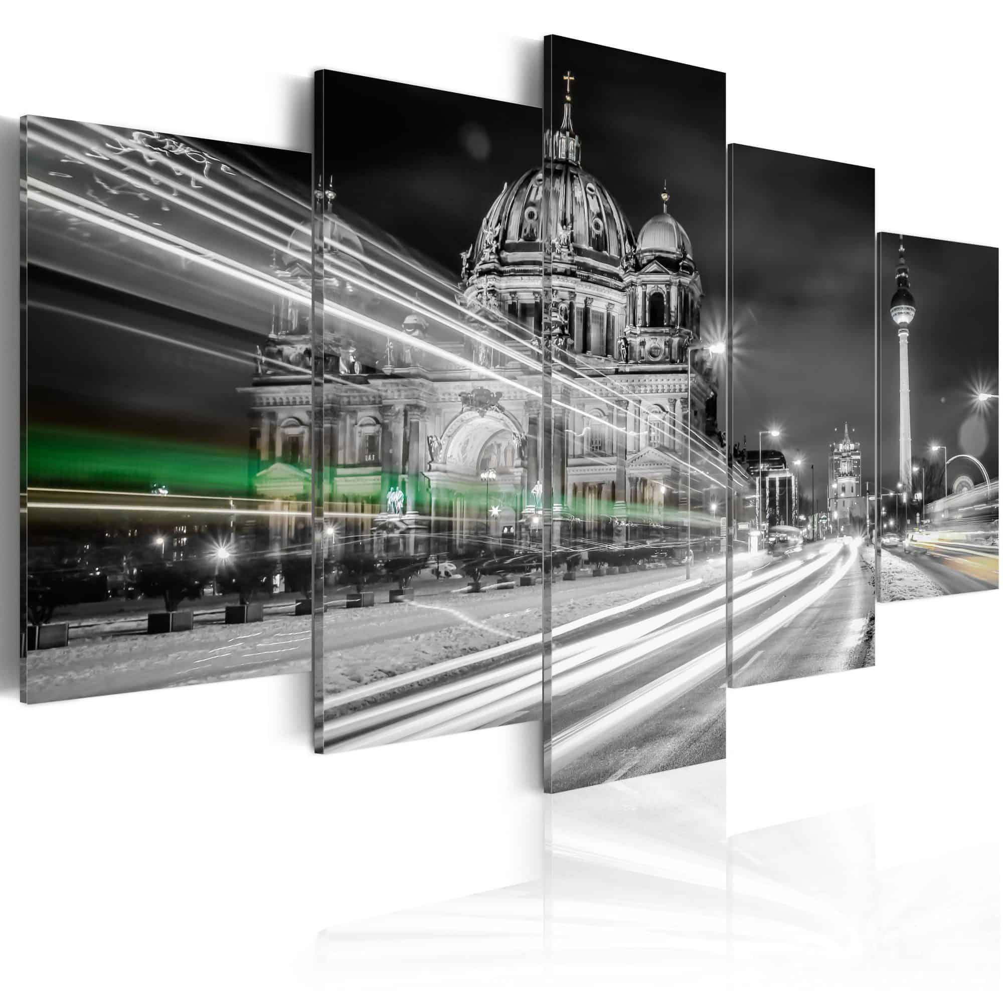 Lærredstryk Berlin at Night