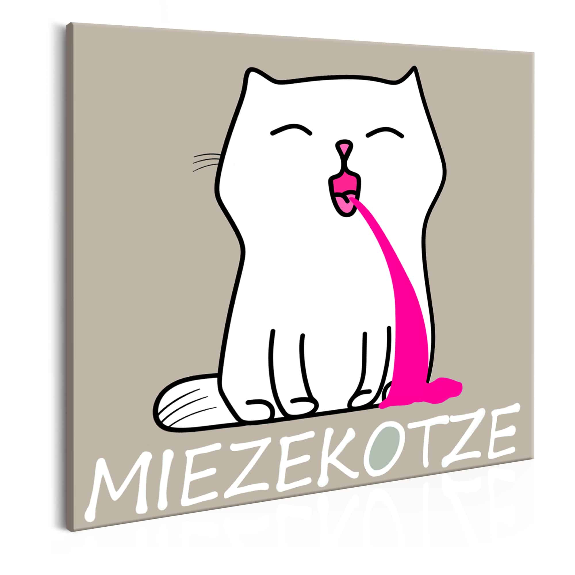Lærredstryk Miezekotze