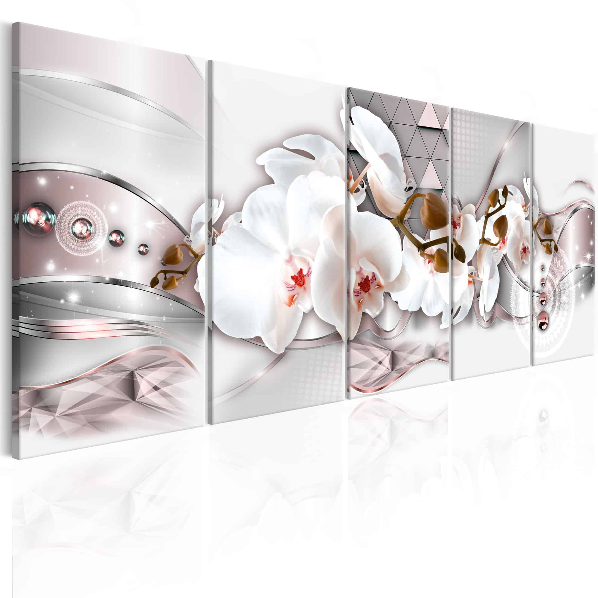 Lærredstryk Orchises and Triangles