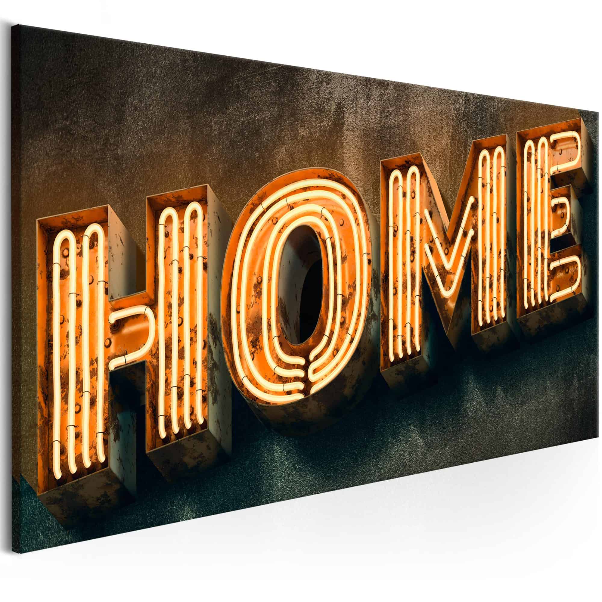 Lærredstryk Oldschool Neon