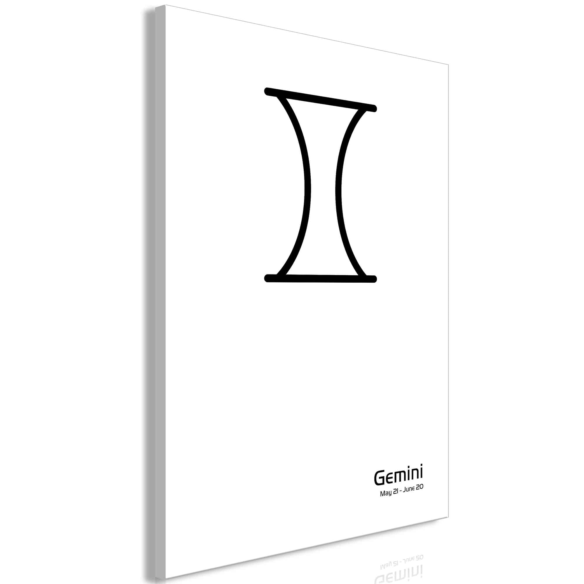 Lærredstryk Gemini (1 del)