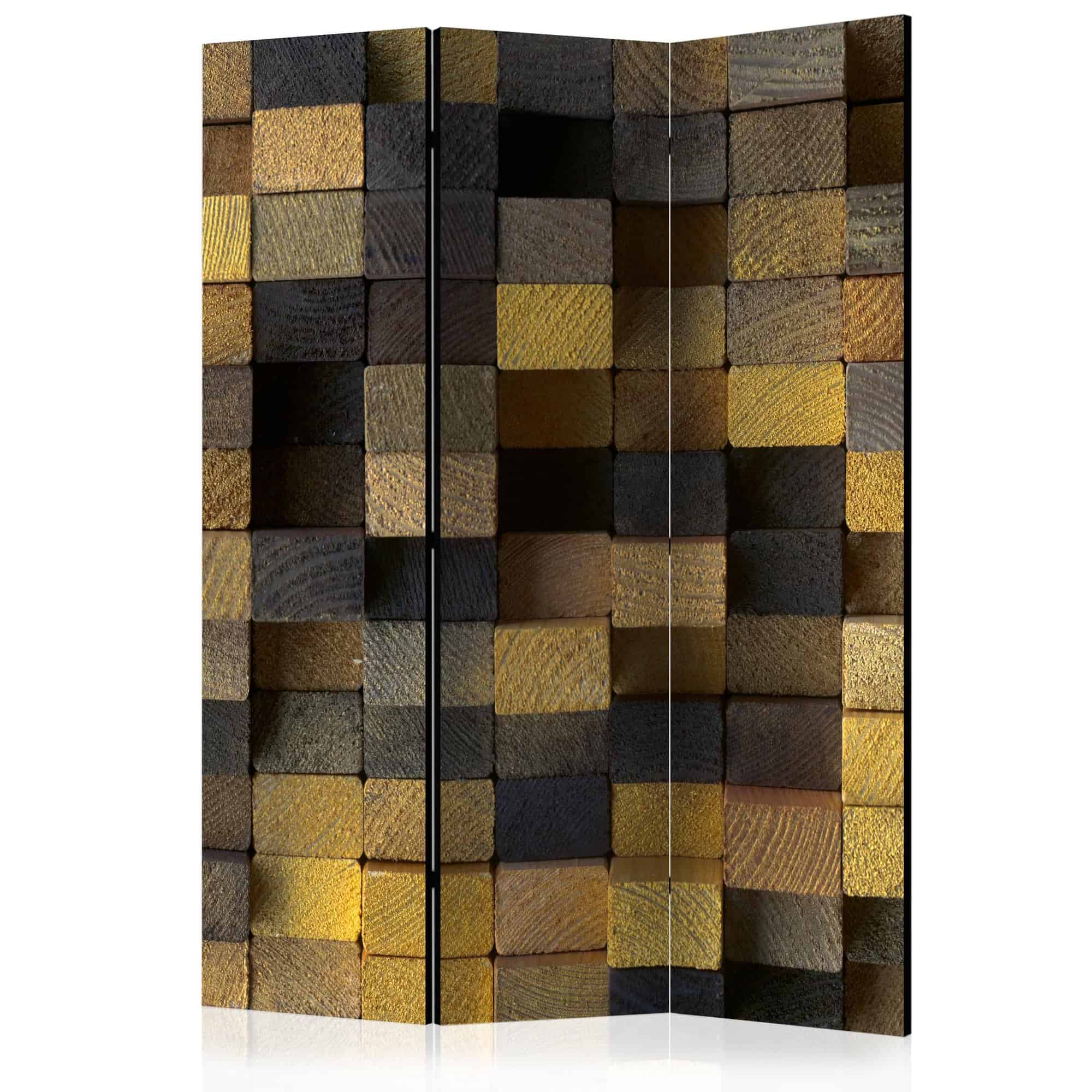 Skærmvæg Wooden cubes