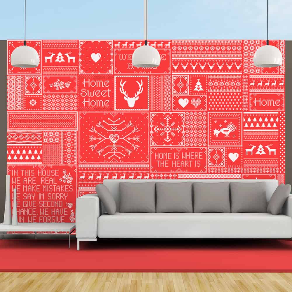 Fototapet Norwegian composition