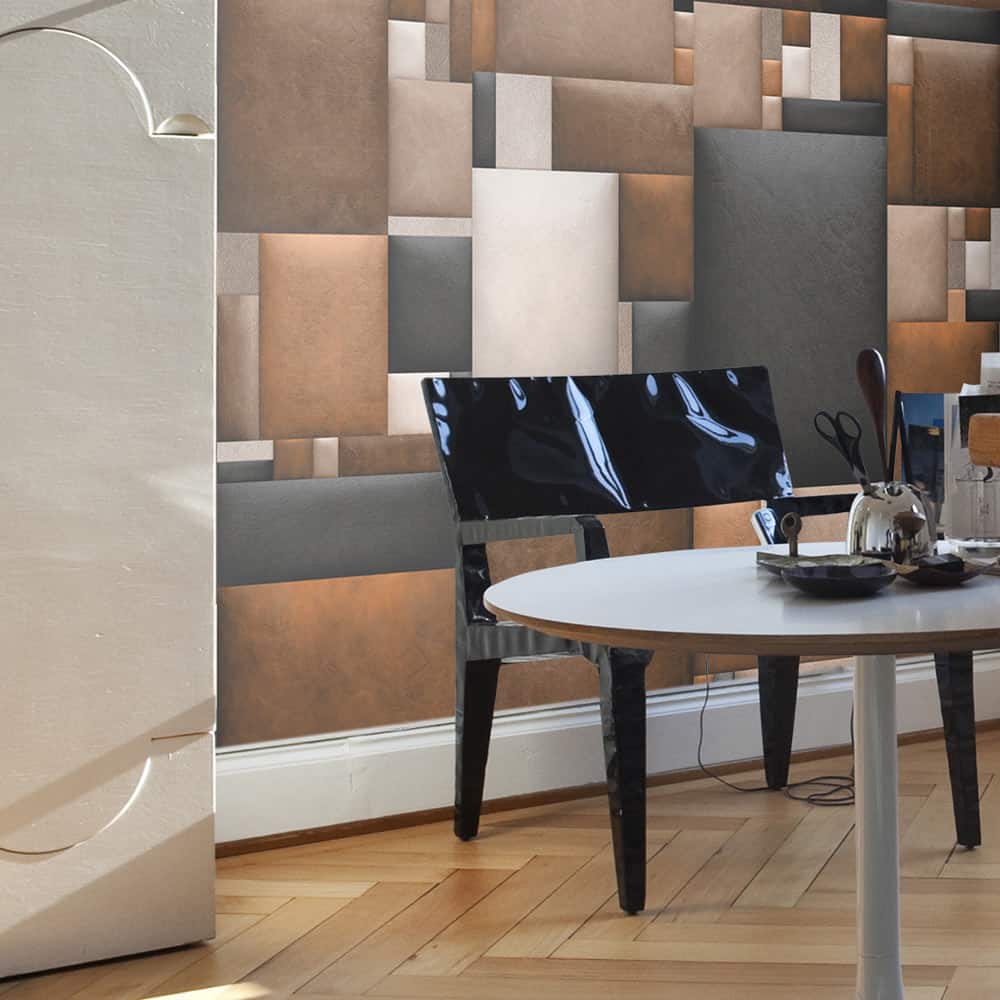 Tapet Leather blocks