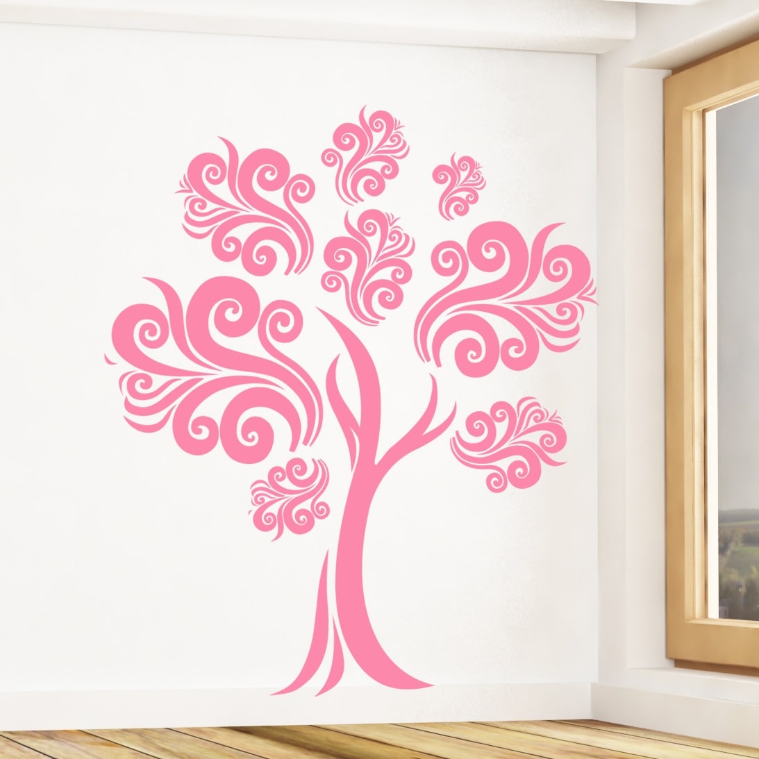 Wallsticker Abstrakt Træ