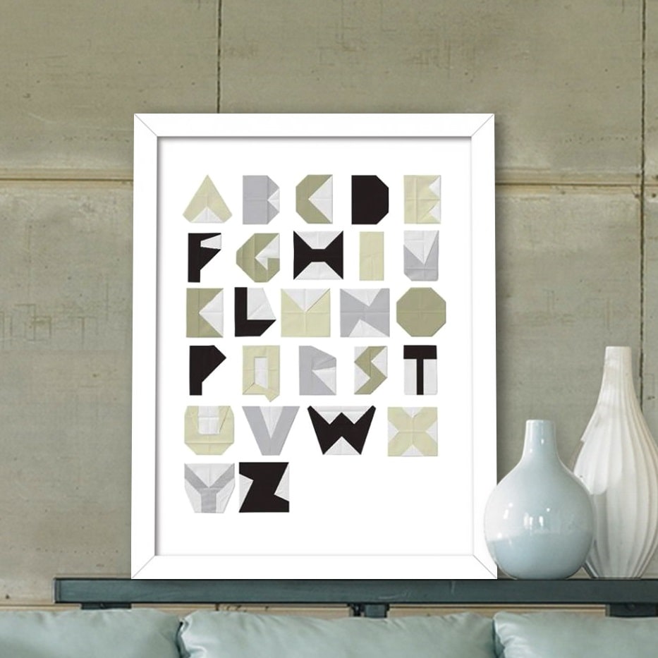Plakat Alfabetet fra A til Z