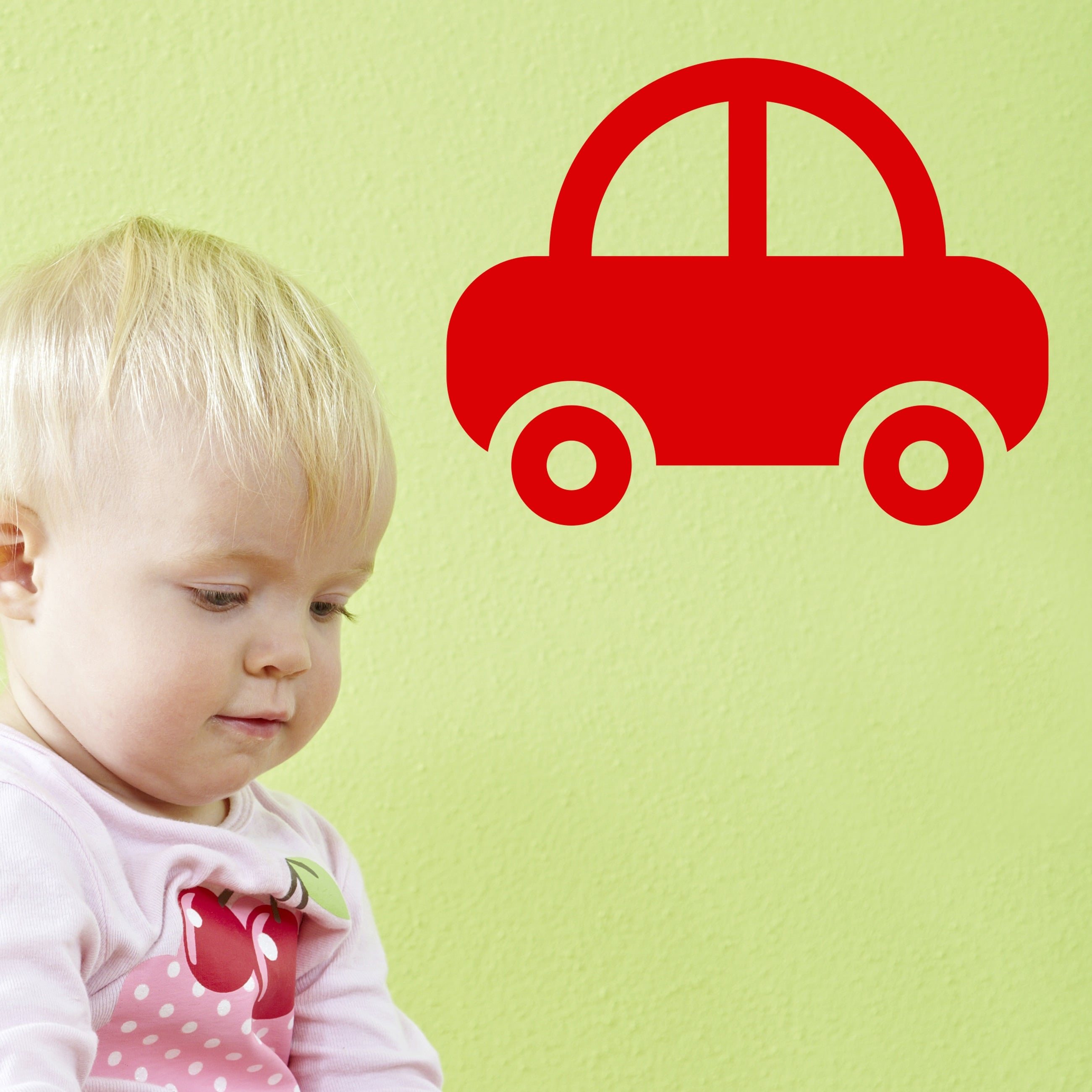 Wallsticker Bil til børneværelset