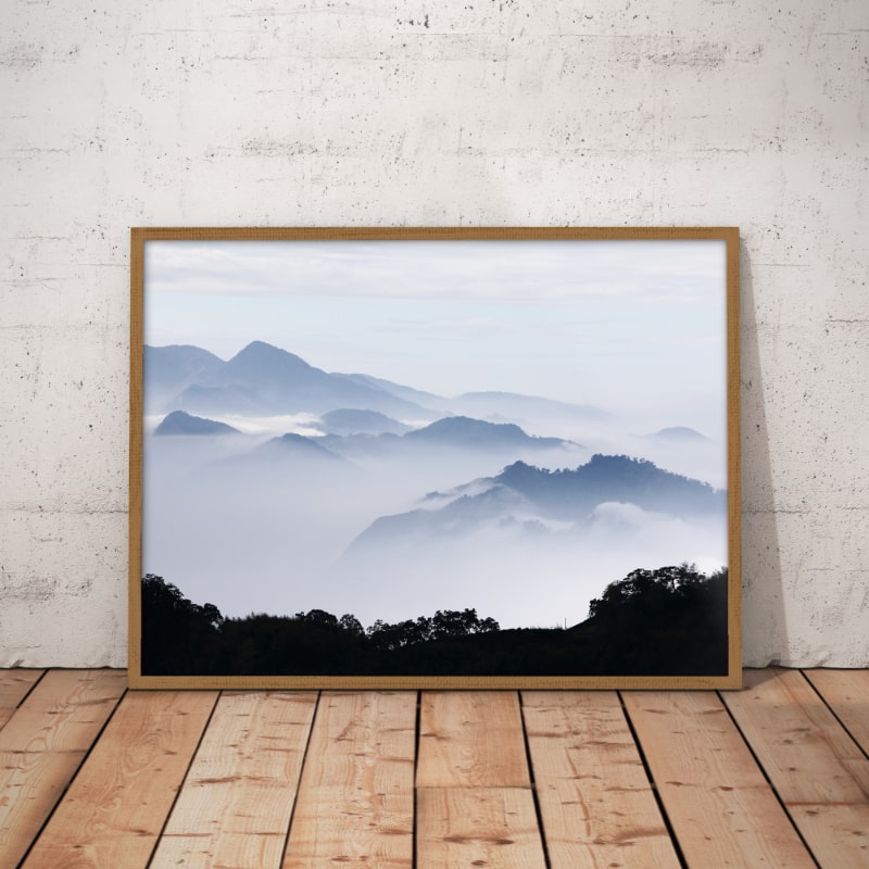 Plakat Misty mountains