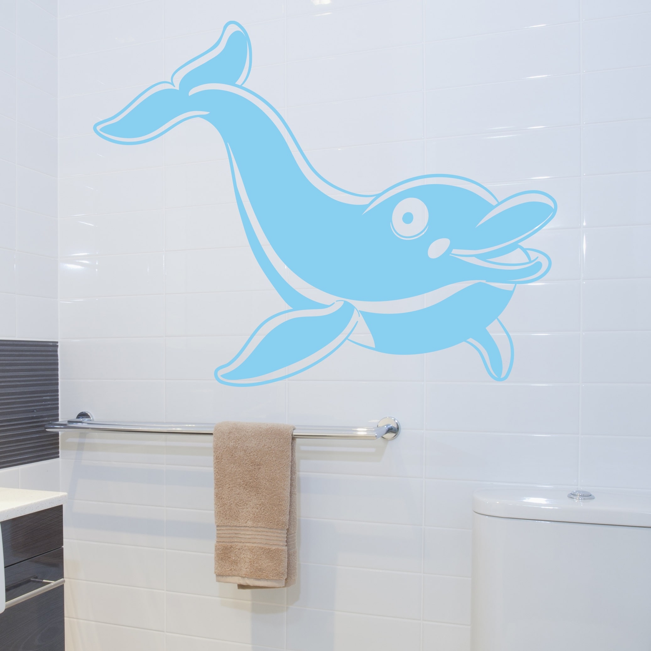 Wallsticker Delfin