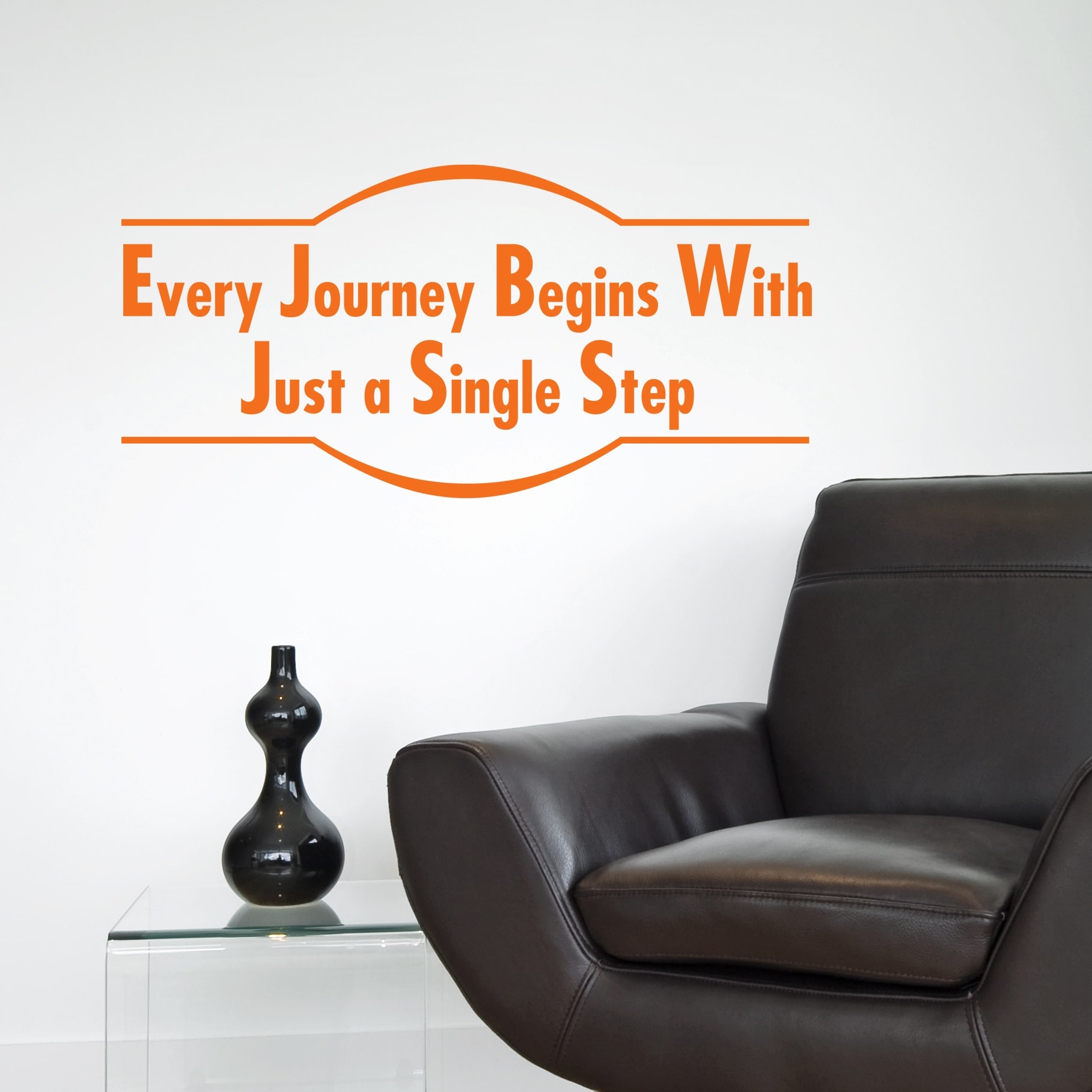 Wallsticker Every Journey Begins...