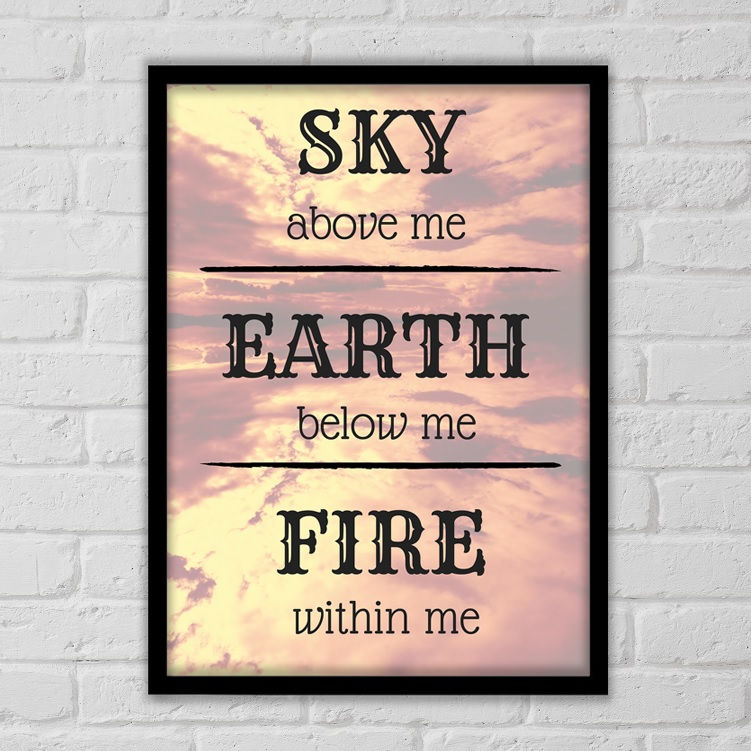 Plakat Fire Within Me