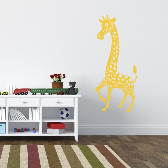 Wallsticker Giraf til Børneværelset