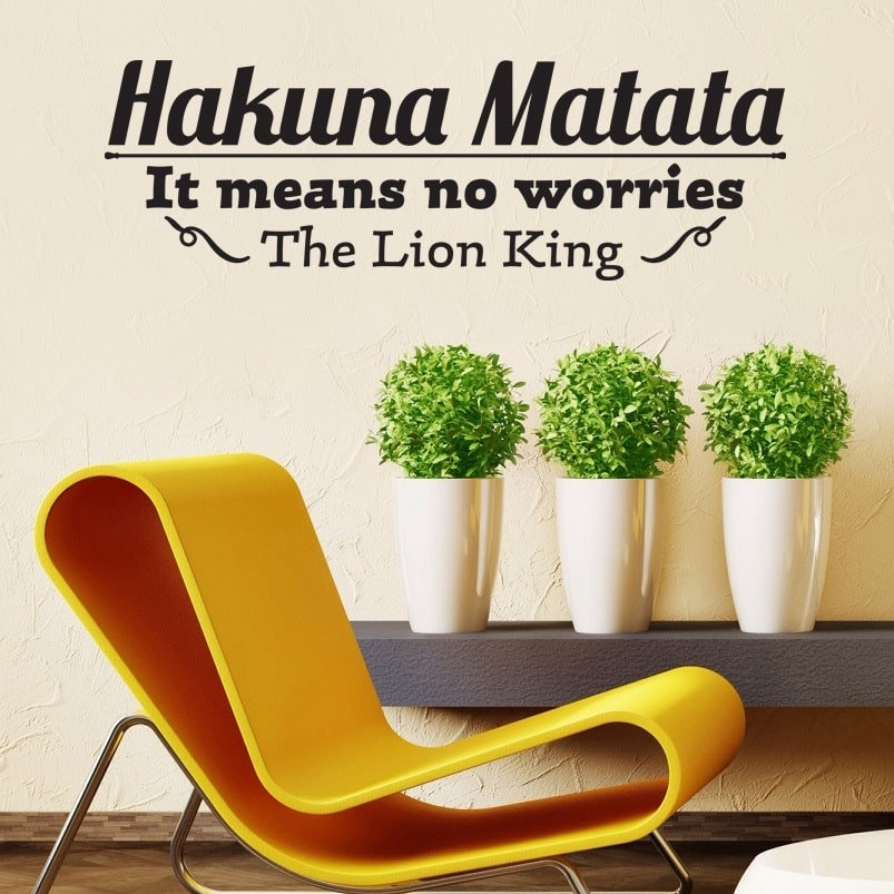 Wallsticker Hakuna Matata