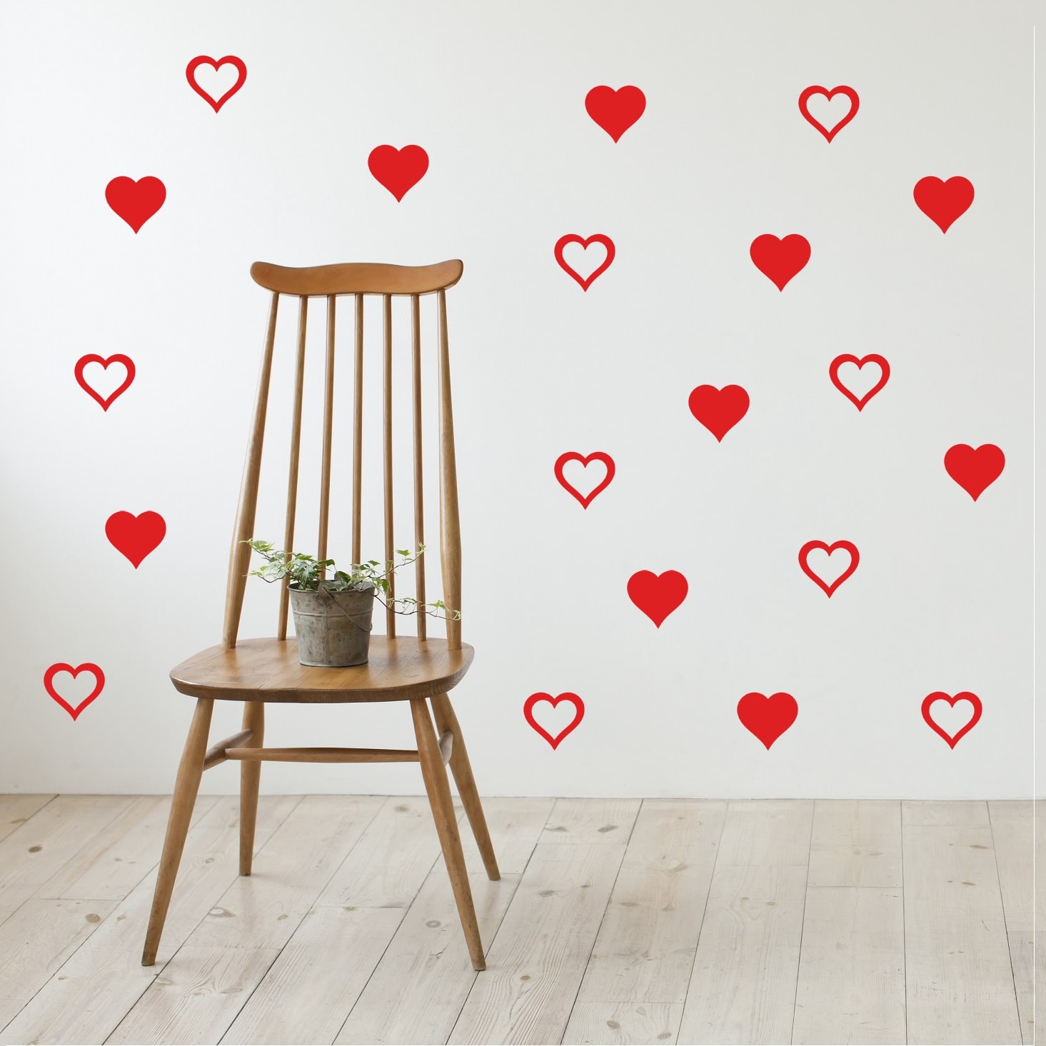Wallsticker Hjerter