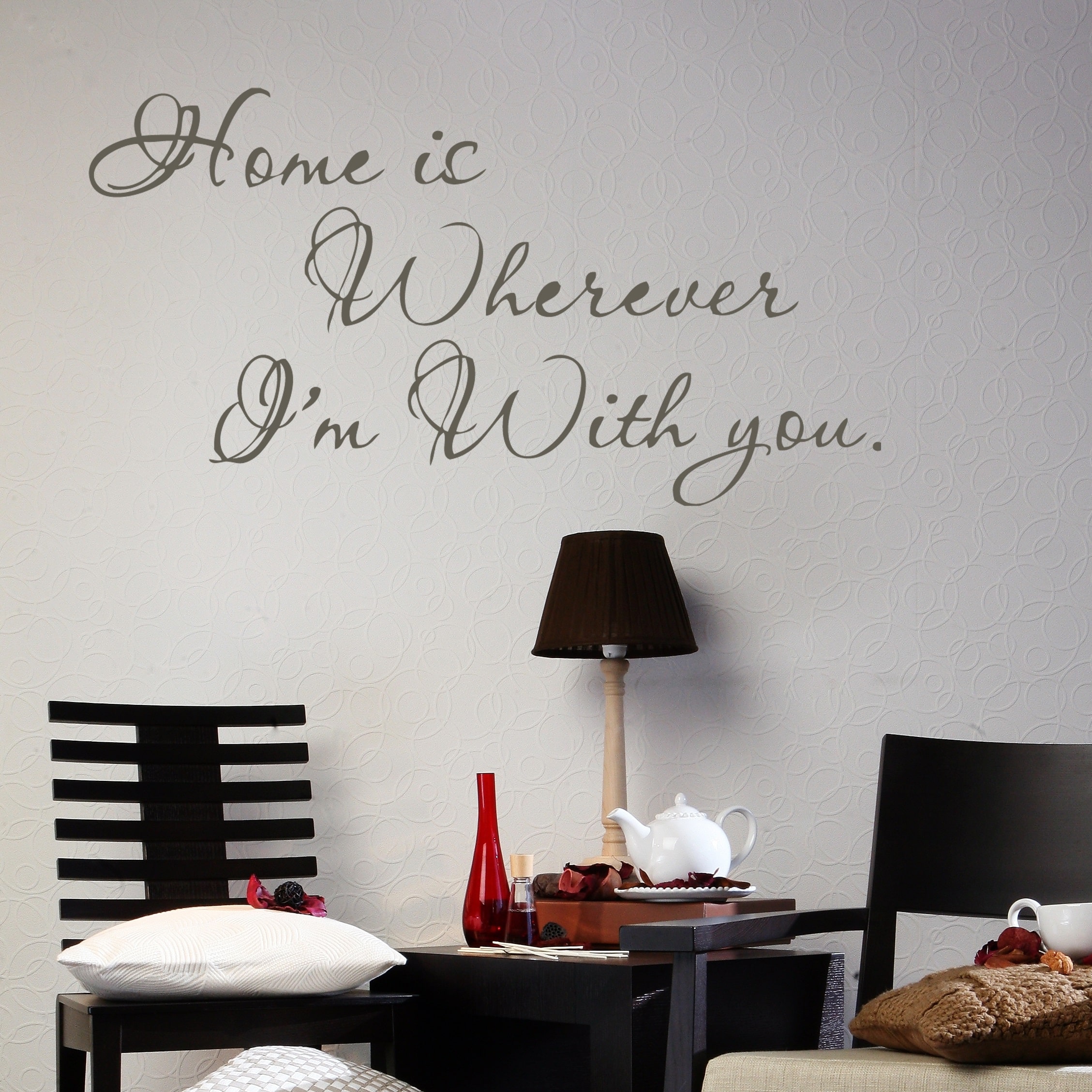 Wallsticker Home is Wherever I'm With You