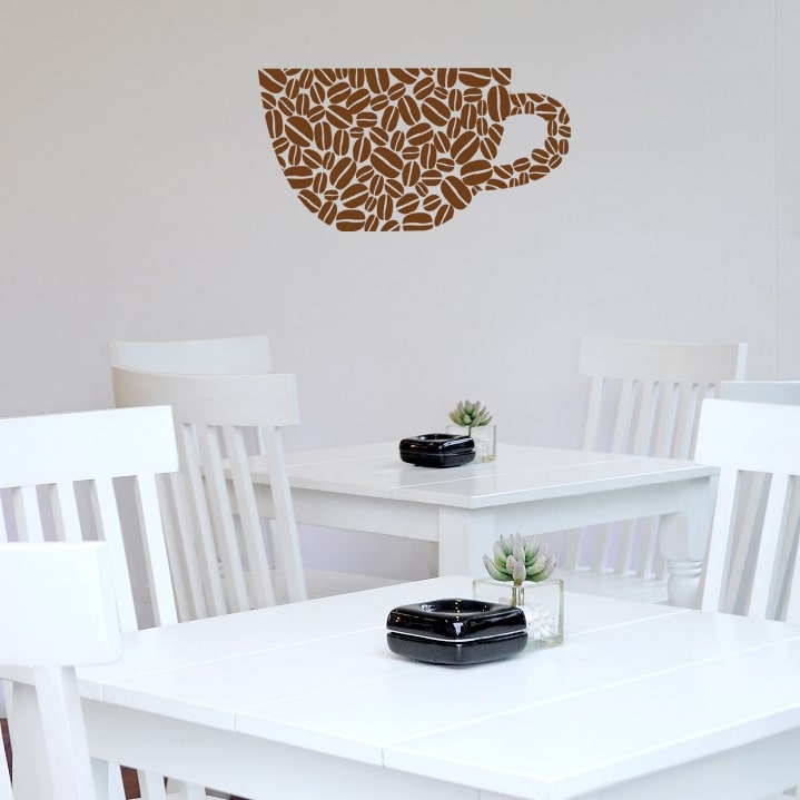 Wallsticker Kaffekop