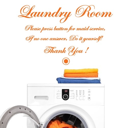 Wallsticker Laundry Room Do it Yourself!