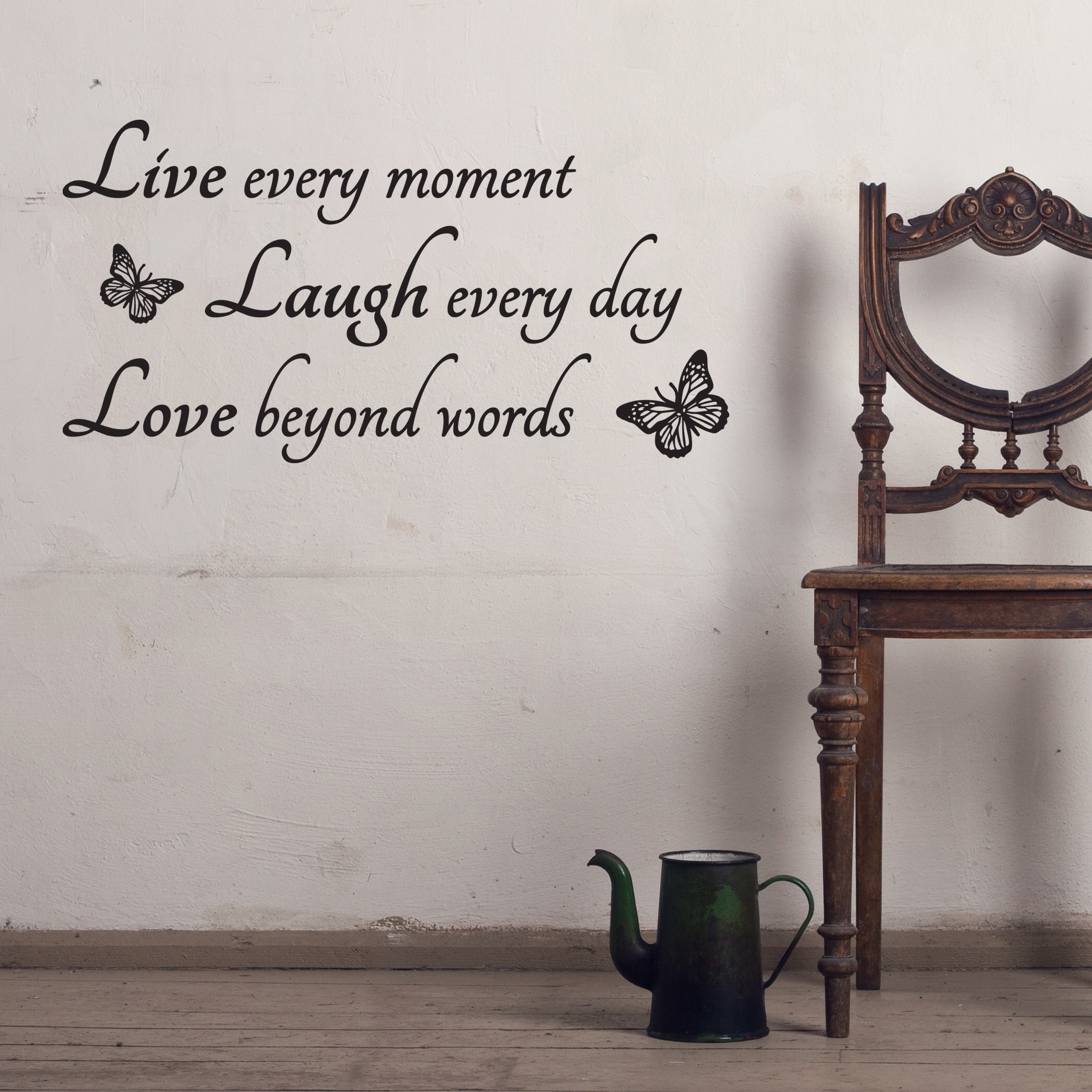 Wallsticker Live Laugh Love