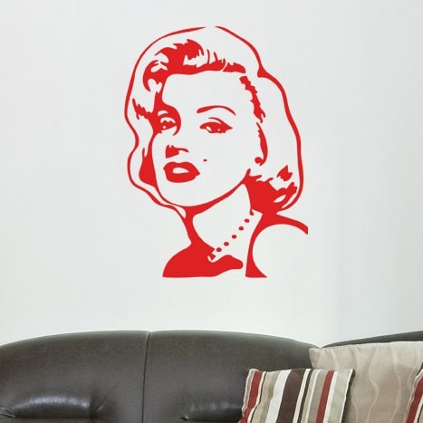Wallsticker Marilyn Monroe