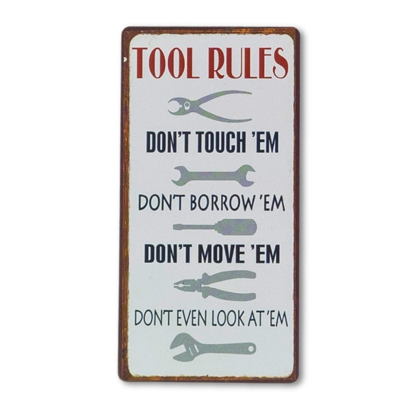 Magnetisk skilt Tool Rules