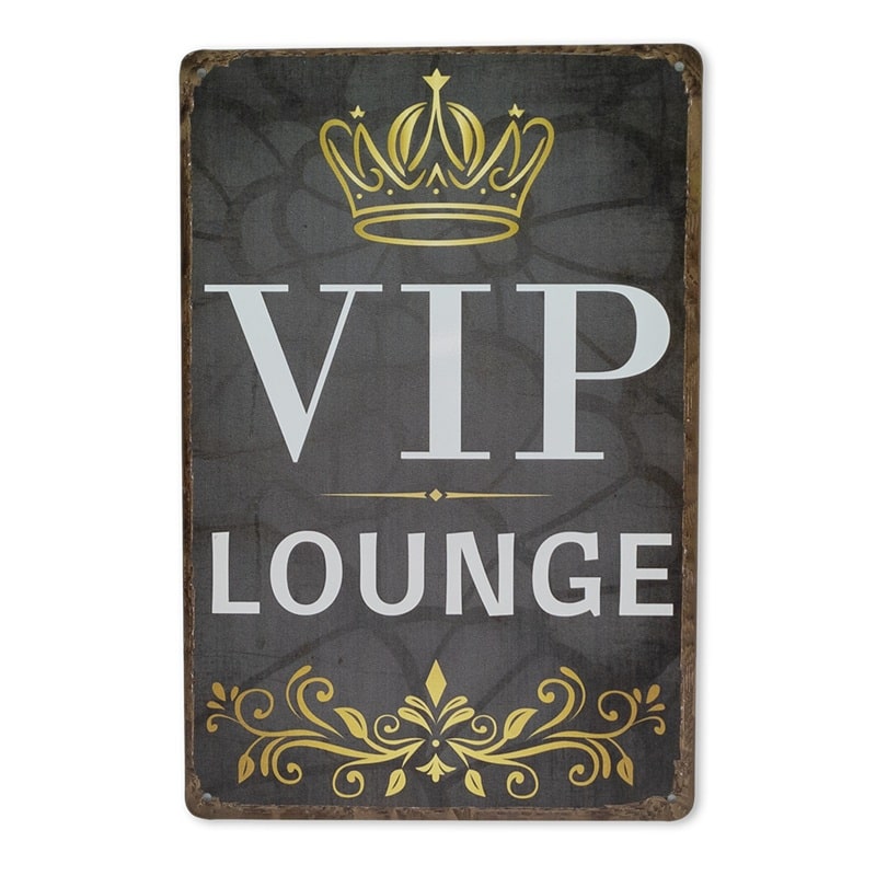 Emaljeskilt VIP lounge