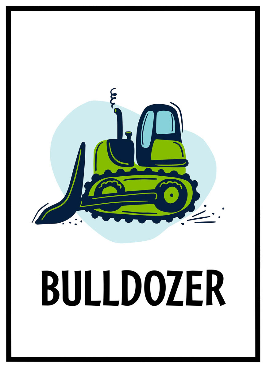 Plakat Bulldozer